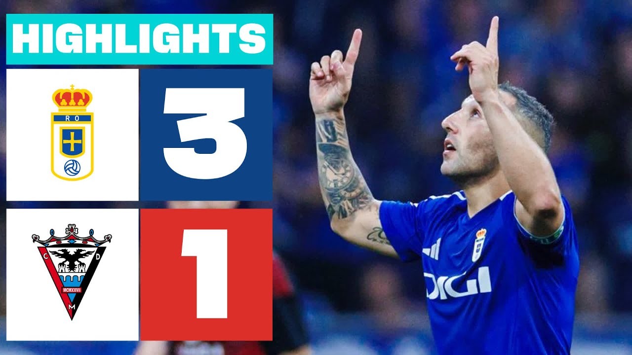 #ไฮไลท์ฟุตบอล [ เรอัล โอเบียโด้ 3 - 1 มิรานเดส ] อเดลันเต้ สเปน (เพลย์ออฟเลื่อนชั้น)นัดชิงชนะเลิศ 2025/22.6.68