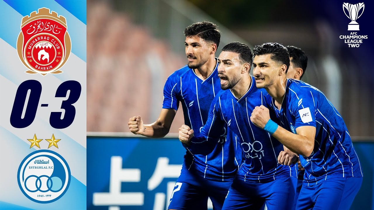 #ไฮไลท์ฟุตบอล [ อัล มูฮารัค(บาห์เรน) 0 - 3 เอสเตกฮลัล(อิหร่าน) ] เอเอฟซี แชมเปี้ยนส์ลีก ทู 2025/25.12.68
