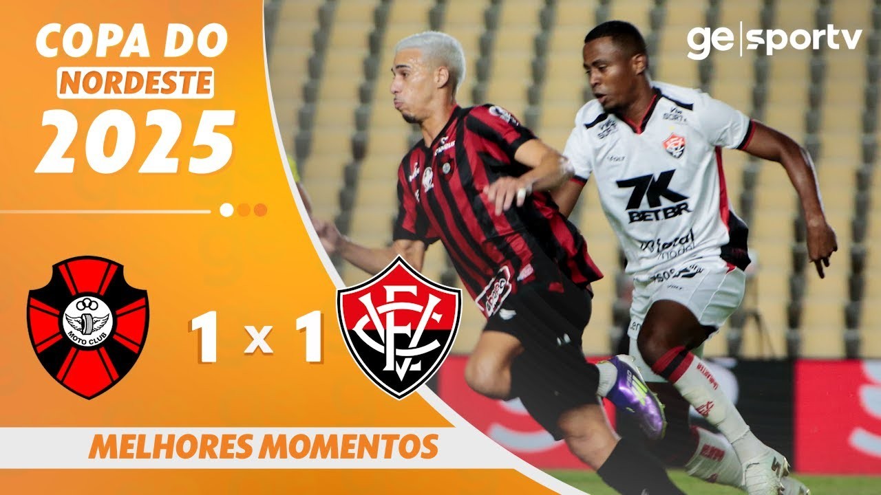 #ไฮไลท์ฟุตบอล [ โมโต คลับ เอ็มเอ 1 - 1 วิตอเรีย บีเอ ] โคปา โด นอร์เดสเต้ บราซิล 2025/27.3.68