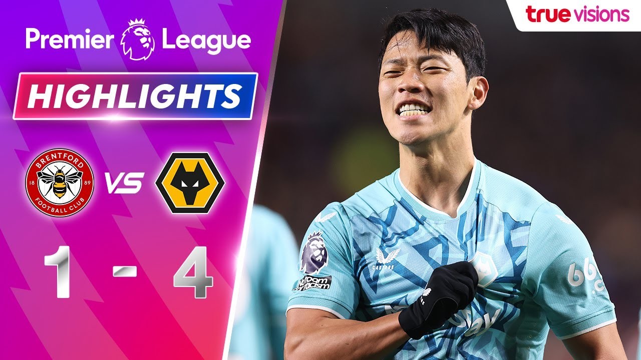 #ไฮไลท์ฟุตบอล [ เบรนท์ฟอร์ด 1 - 4 วูล์ฟแฮมป์ตัน ] พรีเมียร์ลีก อังกฤษ 2023/28.12.66