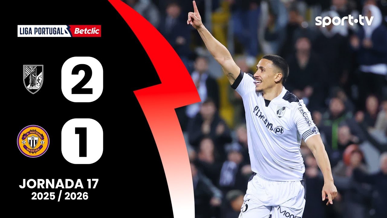 #ไฮไลท์ฟุตบอล [ วิตอเรีย กิมาไรส์ 2 - 1 นาซิอองนาล ดา มาไดร่า ] พรีไมร่า ลีก้า โปรตุเกส 2025/3.1.69
