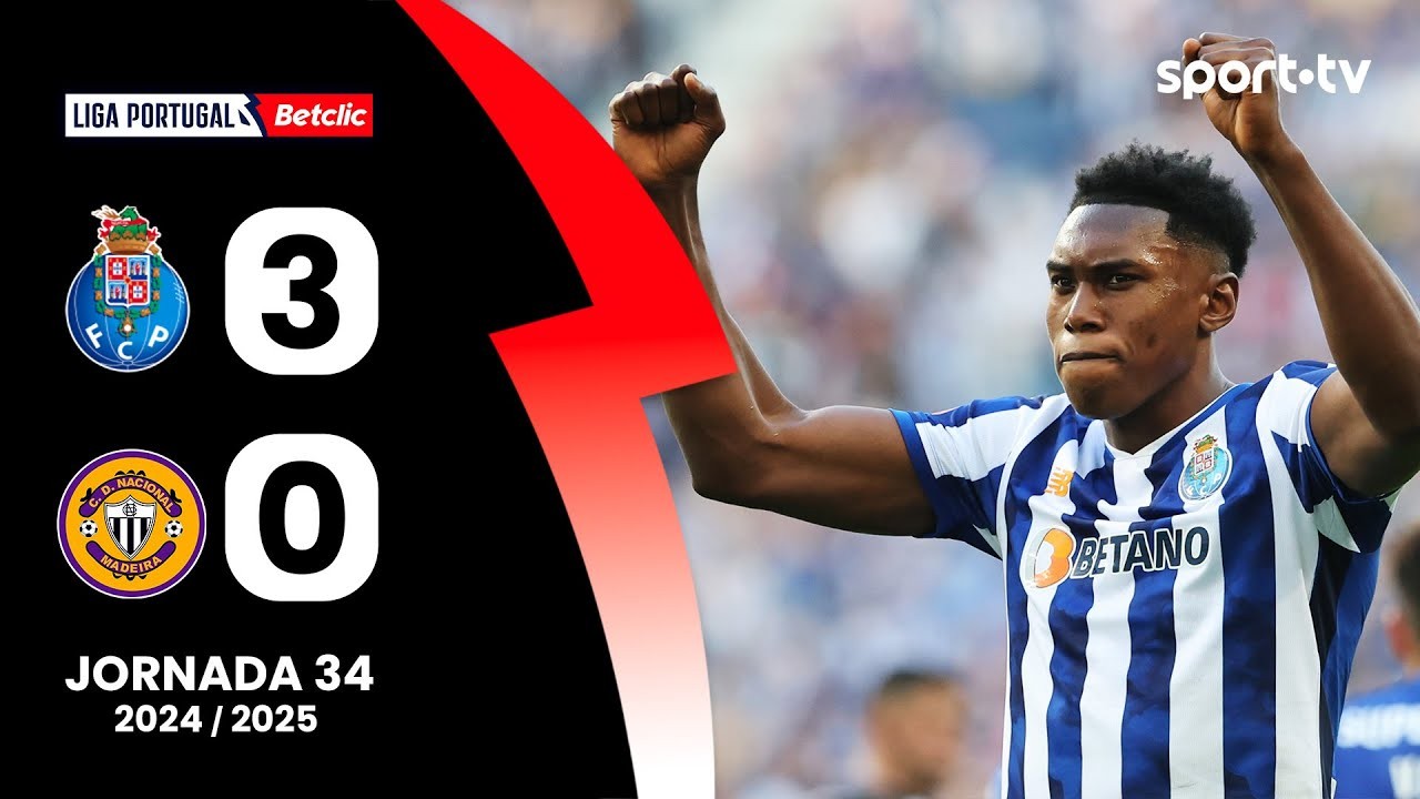 #ไฮไลท์ฟุตบอล [ เอฟซี ปอร์โต้ 3 - 0 ซีดี นาซิอองนาล ] พรีเมร่า ลีก้า โปรตุเกส 2025/18.5.68