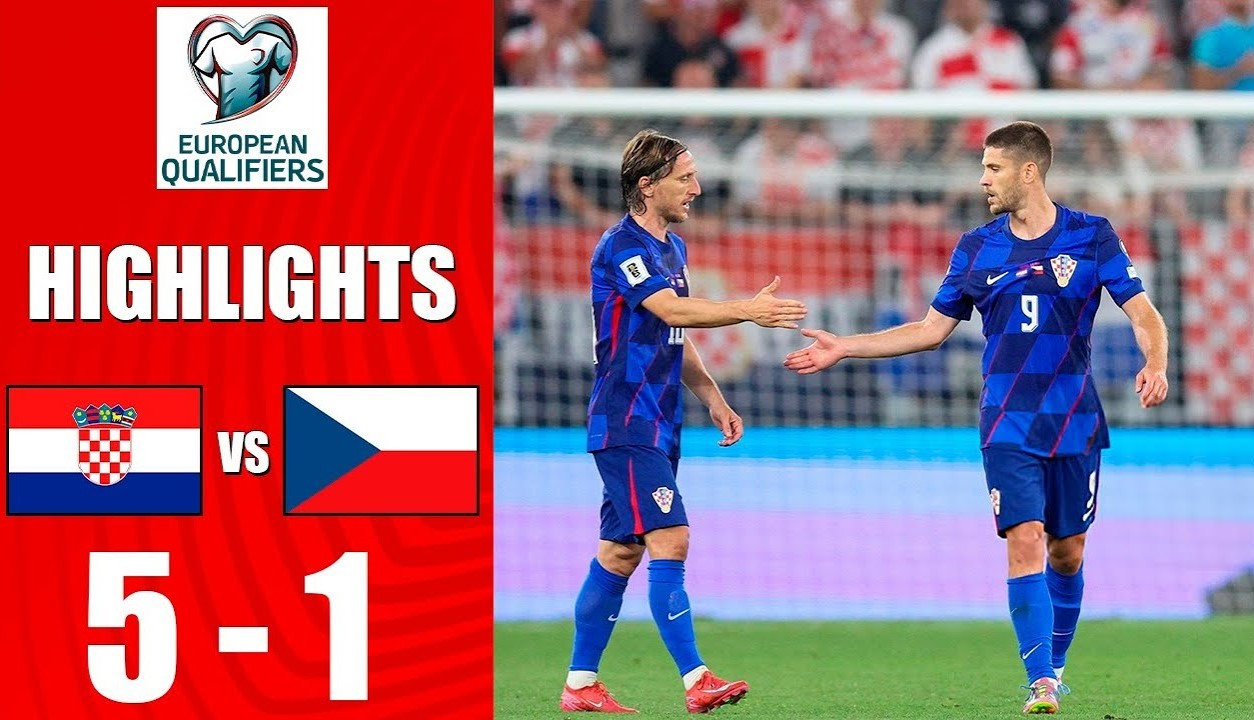 #ไฮไลท์ฟุตบอล [ โครเอเชีย 5 - 1 สาธารณรัฐเช็ก ] ฟุตบอลโลก รอบคัดเลือก โซนยุโรป 2025/10.6.68