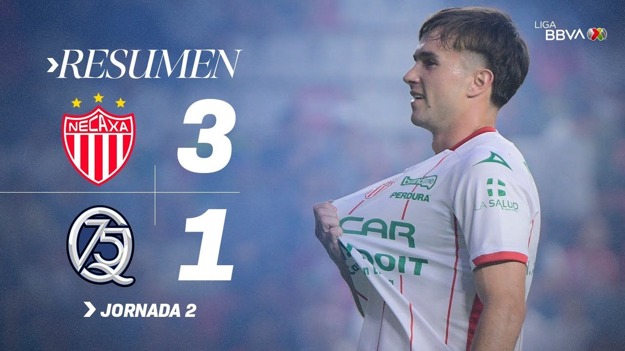 #ไฮไลท์ฟุตบอล [ เนกาซ่า 3 - 1 กัวเรตาโร่ เอฟซี ] เม็กซิโก พรีเมร่า ดิวิชั่น 2025/19.7.68