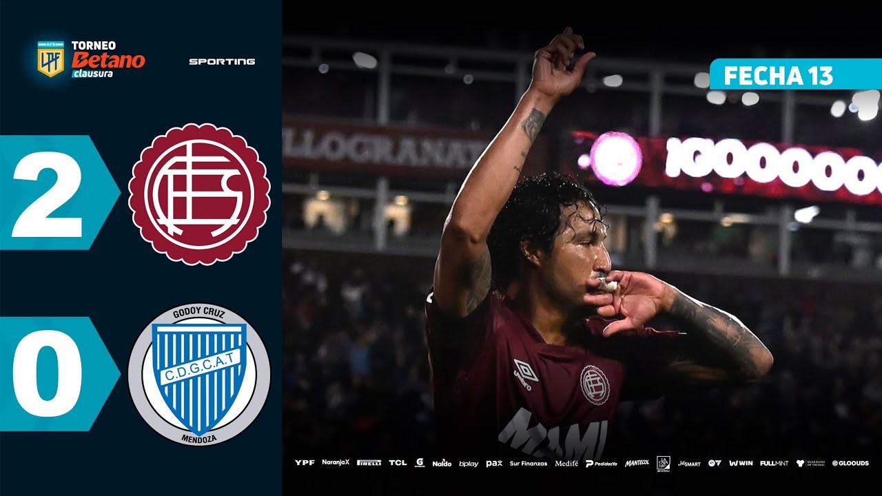 #ไฮไลท์ฟุตบอล [ ลานุส 2 - 0 โกดอย ครูซ ] อาร์เจนติน่า พรีเมียร์ ดิวิชั่น 2025/18.10.68