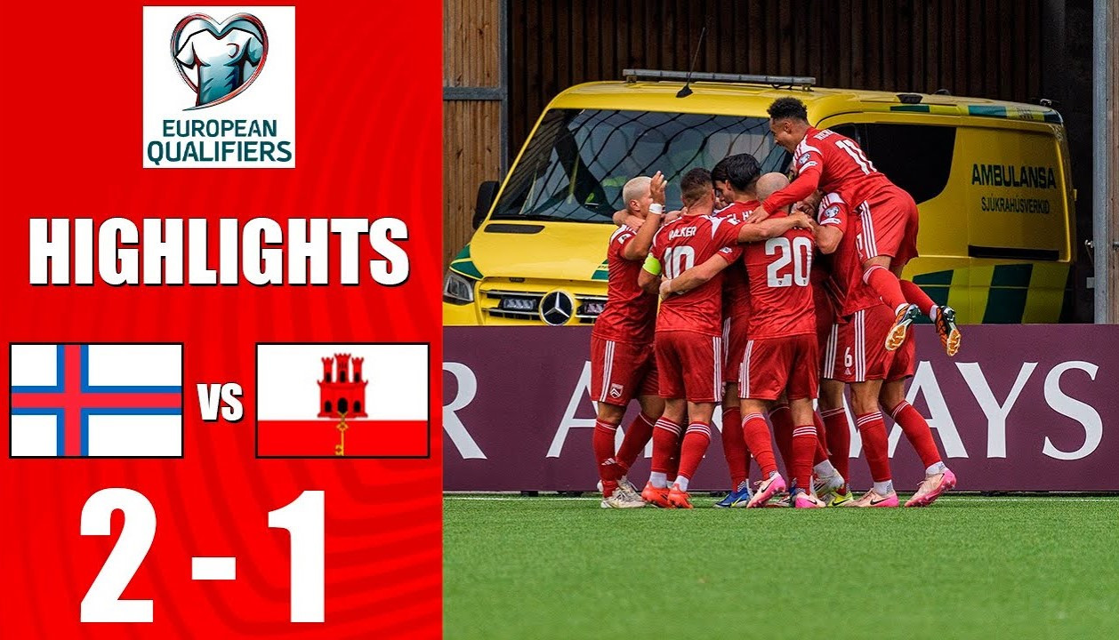 #ไฮไลท์ฟุตบอล [ หมู่เกาะแฟโร 2 - 1 ยิบรอลตาร์ ] ฟุตบอลโลก รอบคัดเลือก โซนยุโรป 2025/10.6.68