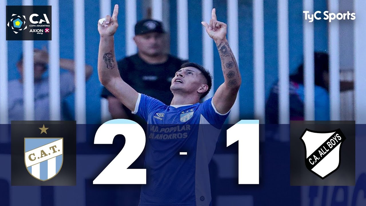#ไฮไลท์ฟุตบอล [ แอตเลติโก ทูคูแมน 2 - 1 ออล บอยส์ ] อาร์เจนติน่า คัพ 2025/3.4.68